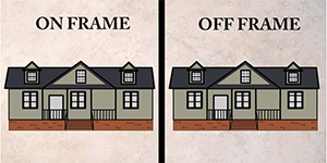 On Frame vs Off Frame modular homes